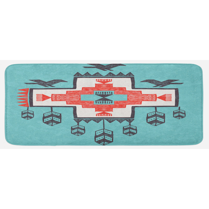 Tapis de cuisine tribal