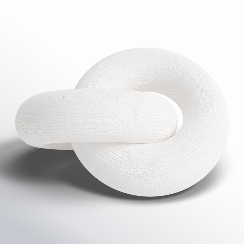 Dinara Abstract Figurines & Sculptures, White