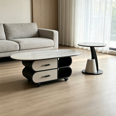 Table basse de style crème de luxe italienne légère