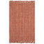 Tapis d'inspiration Sud-Ouest en jute naturel tissé à la main Debroh-38057463