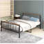Metal Platform Bed With Headboard And Footboard,Sturdy Metal Frame, No Box Spring Needed-1022292513