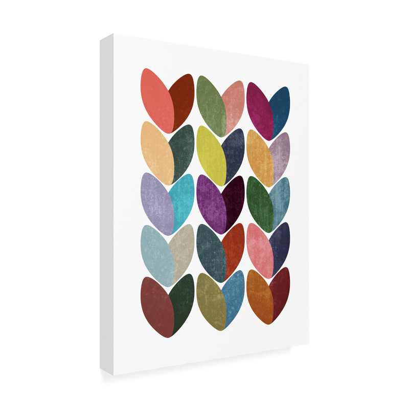 Lot de 3 « Scandinavian Hearts 1 » - Impression sur toile par Tom Quartermaine, H 24 po x l 18 po x P 2 po