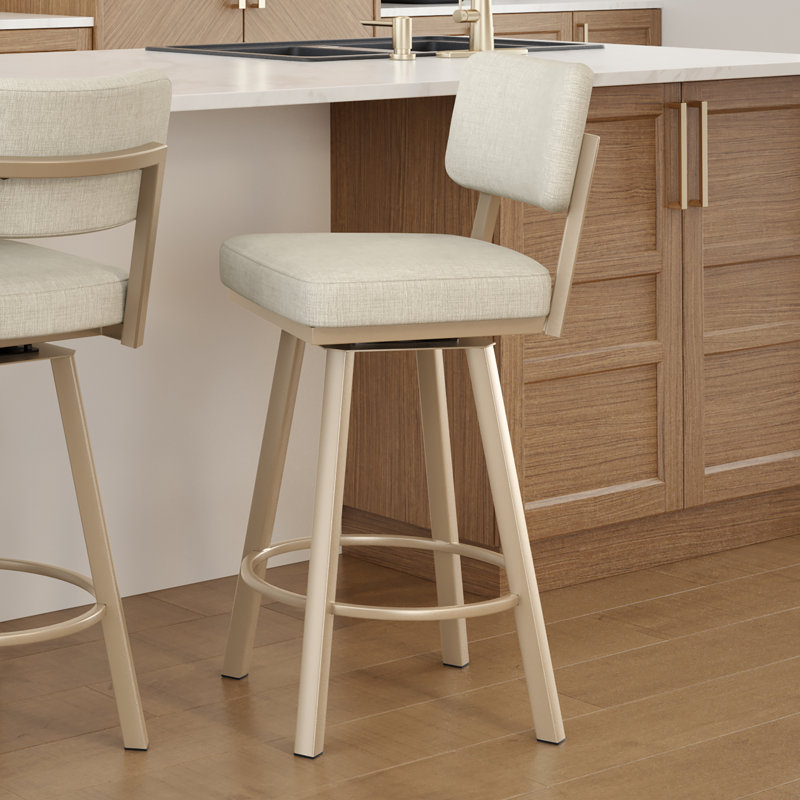 Amoriah Swivel Counter & Bar Stool - Vinyl Upholstery