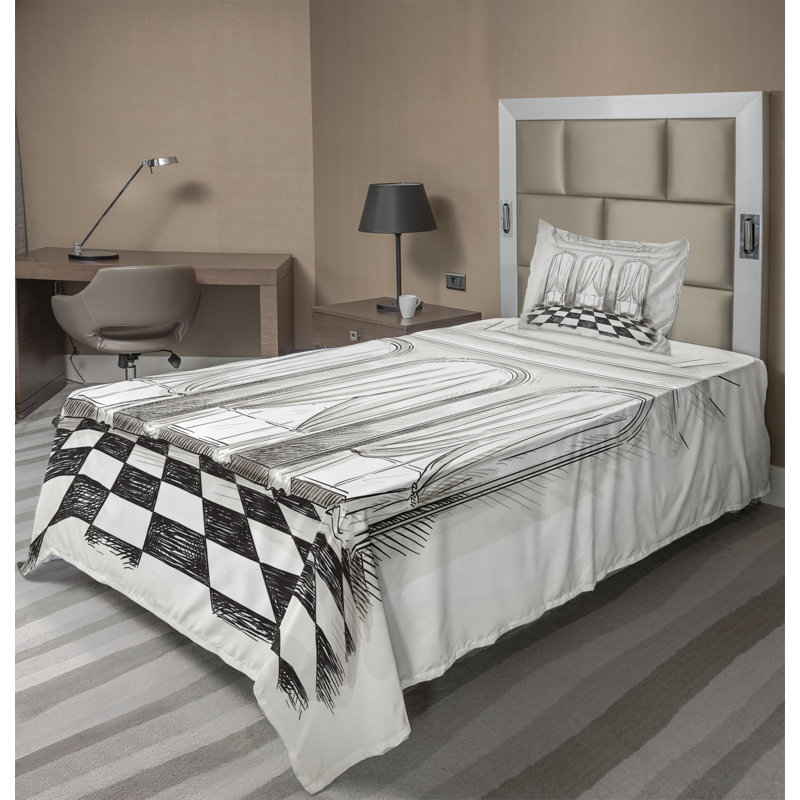 Microfiber Sheet Set, Twin Sheet Set with Fitted Sheet and 1 Pillowcase