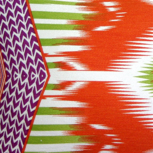 Coussin lombaire électrique Ikat, Orange
