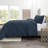Double Brushed Pleated Duvet Cover Set-1138808769-1138794258