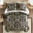 King Comforter Of 4 Items - 1 Comforter, 2 Shams, , Design, Hidden Zipper, Chenille Front, Solid Back Pattern, Face, Backing