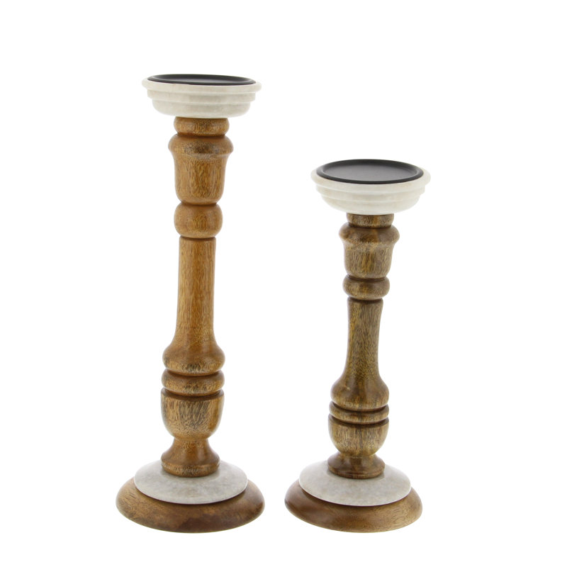 15'' H Iron Tabletop Candlestick