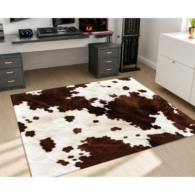 Tapis lavable à la machine Cow