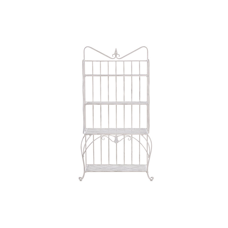 Tawanna Metal Plant Stand, Light Beige