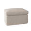Everton Boucle and Velvet Ottoman-36405349