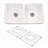 36'' L Double Bowl Fireclay Kitchen Sink