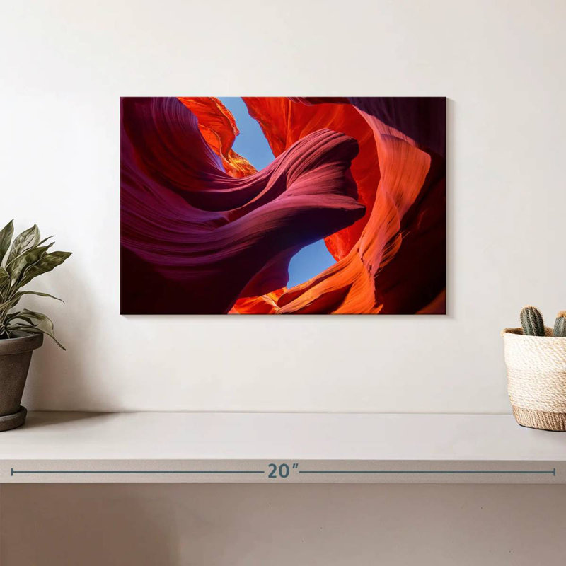 Courbe à Antelope Canyon, Arizona, H 8 po x l 12 po