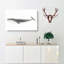 Blue Whale by C.M. Scammon - Wrapped Canvas-55304516