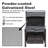 Adjustable Patio Recliner Chair Metal Outdoor Lounge Chair With Flip Table Push Back-1191433335
