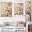 «Minimalisme beige roses passion II - roses, impressions d'art mural»-97184979-97184980