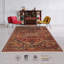Chrystene Oriental Handmade Machine Woven Wool Area Rug in Red-20453241