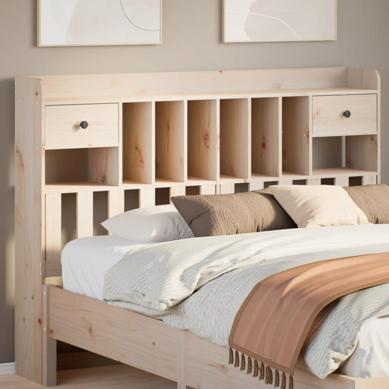Carlotta Headboard, Brown, 110cm H x 150cm W x 23cm D