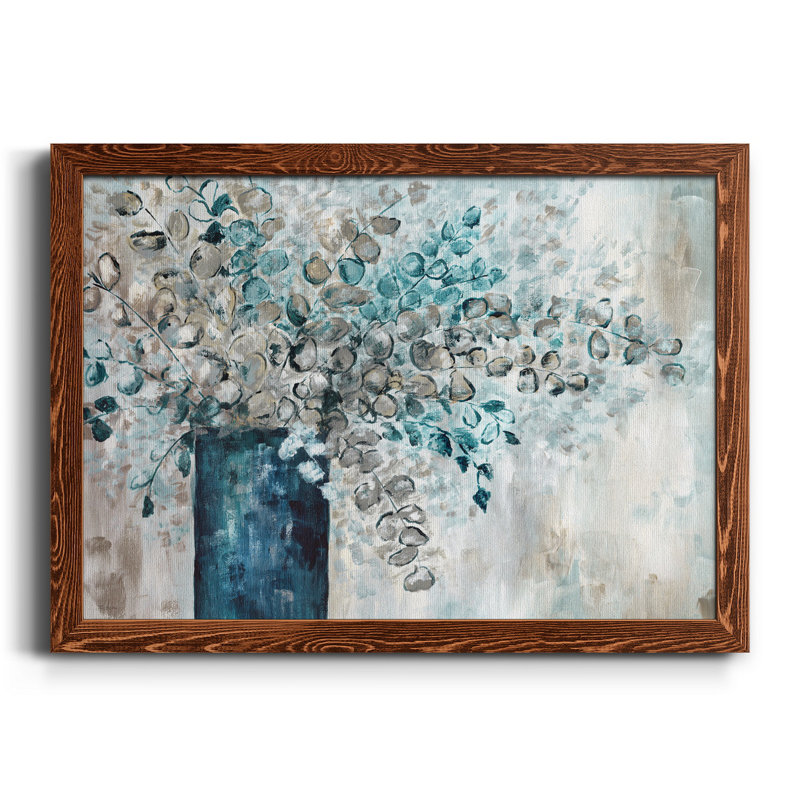 Eucalyptus - Toile encadrée de qualité supérieure - prête à être accrochée, H 24 po x l 18 po x P 1,5 po, Érable