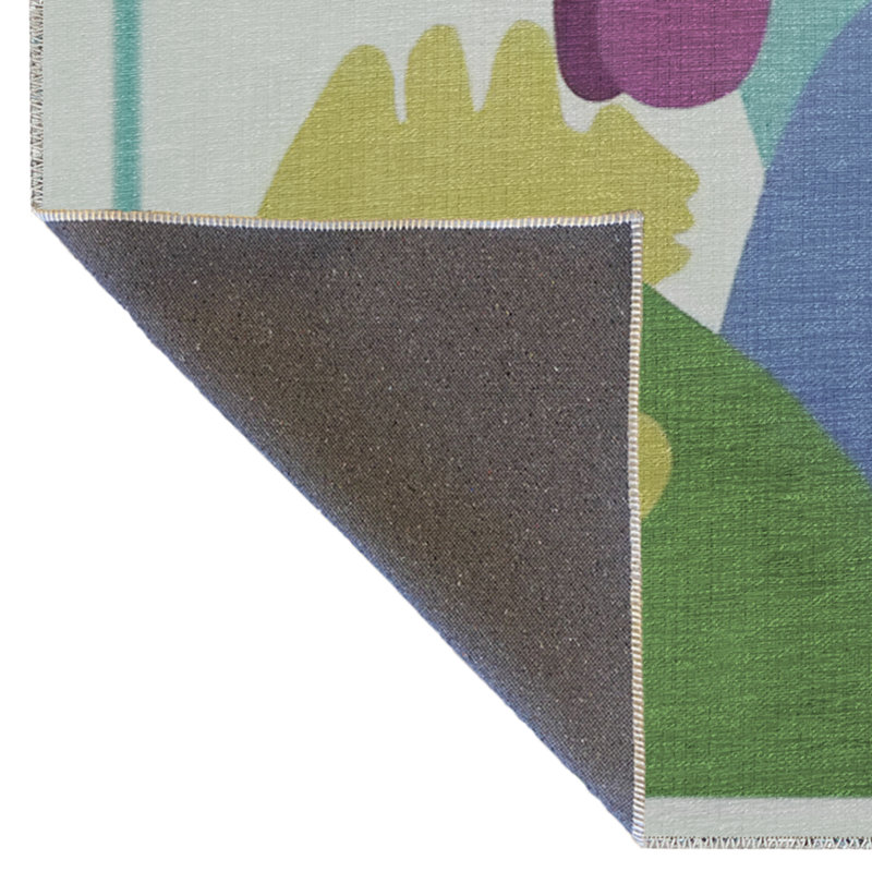 Tapis intérieur / extérieur rectangulaire Calley, Tapis de couloir 2 pi 7 po x 9 pi 10 po