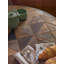 Zadie Ash Round Metal Base Dining Table
