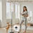  68.5" Standing Floor Lamp Seamless cute for kids children Rainbow clouds moon stars Scandinavian Dimmable Metal Pole Lamp with Linen Lampshade LED Bulb Included