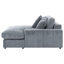 Canapé modulaire réversible rembourré Tangires sable-404914297