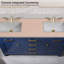 Plateau de meuble-lavabo double 60 po avec lavabo en quartz 60 po - Pour le remplacement du meuble-lavabo, sans armoire