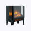 Poêle électrique 18 po Innoflame, poêle autoportant avec flamme réaliste, thermostat réglable, foyer pour petit espace, 1400 W