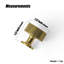 Diamètre de 1,37 po - bouton circulaire doré brossé-105968520-101170113
