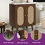 Ensemble de meuble-lavabo autoportant en rotin 24 po avec lavabo en céramique Balconera-855765244