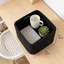 Paniers de rangement tissés en corde de coton, 3 boîtes de rangement cubiques avec poignées renforcées pour les tablettes, les placards et l'organisation à la maison-1260291367