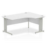 Impulse L-Shaped Metal Base Computer Desk