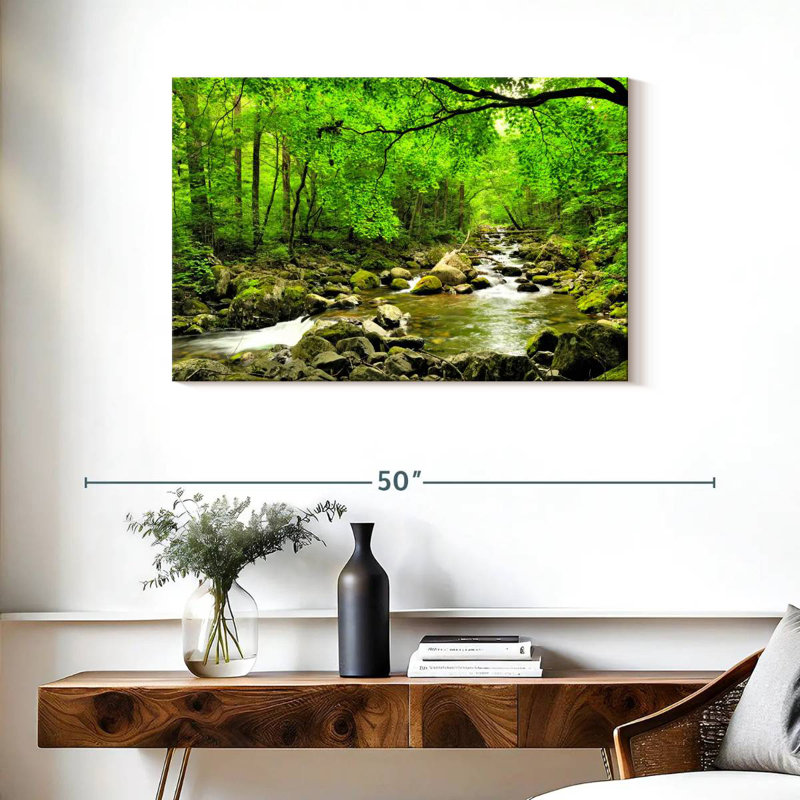 Alvord Smolny Forest Stream, H 24 po x l 36 po