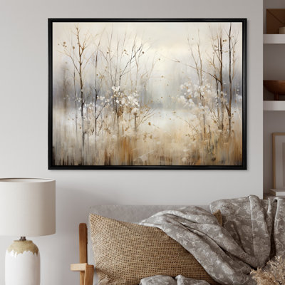 «Winter Meadow View calmness II», impressions sur toile Meadow