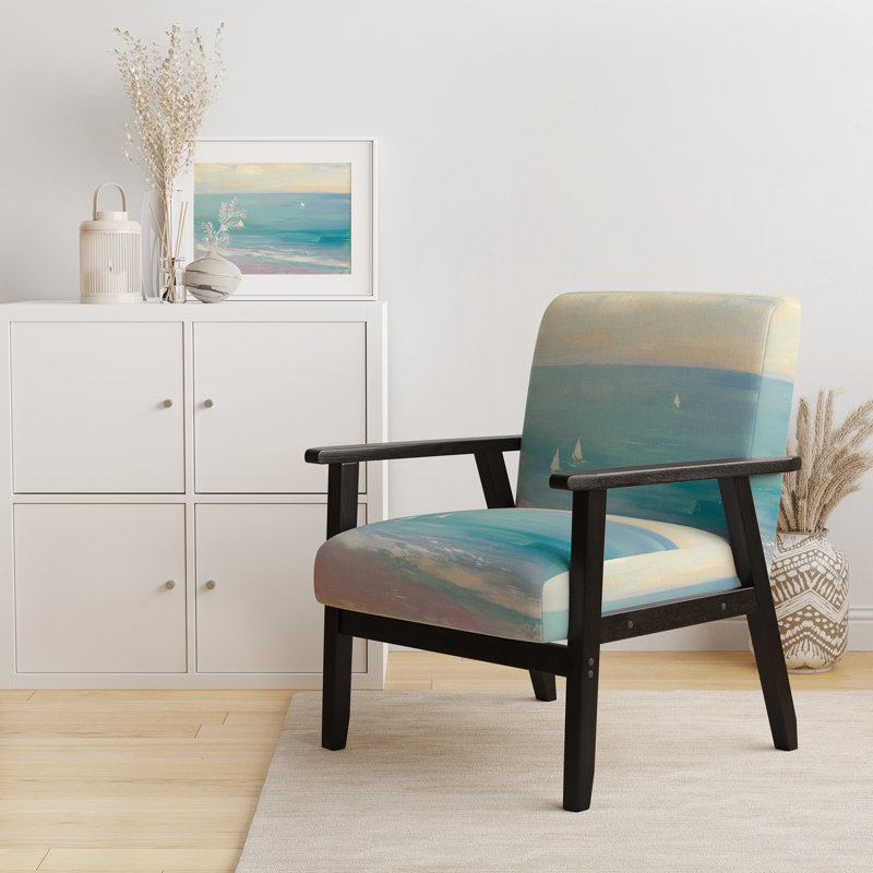 From The Shore - Chaise rembourrée d'appoint nautique et de plage