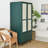 Nordic Rattan Solid Wood Wardrobe