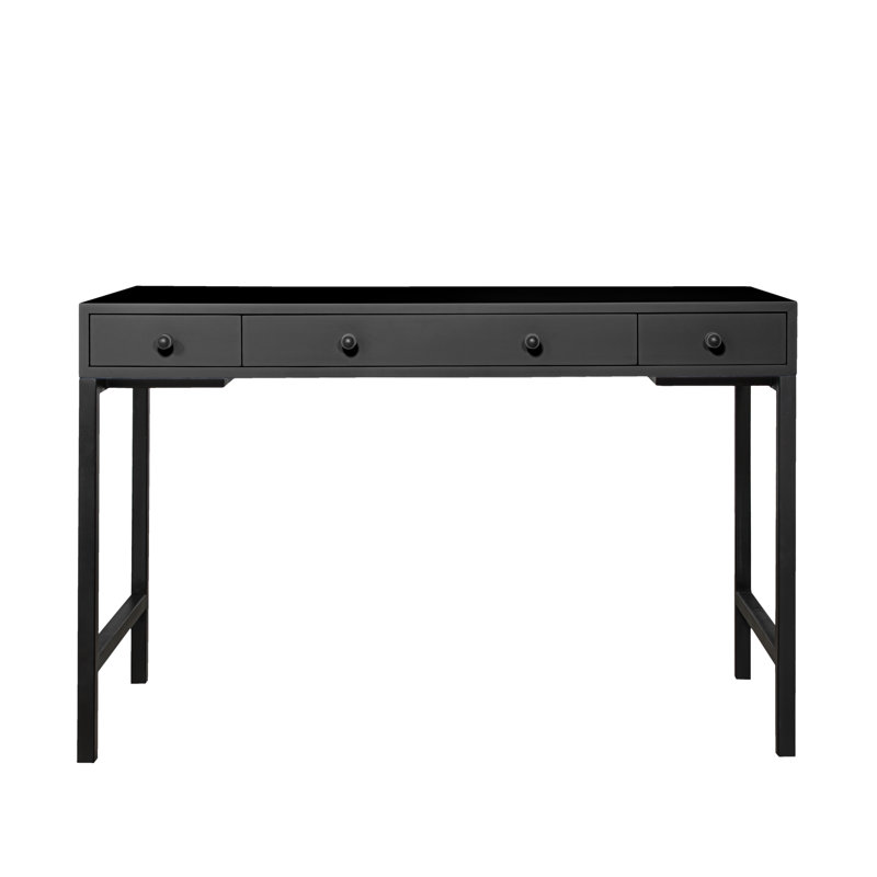 Maple Writing Desk, Black