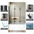 48'' - W x 55'' H Folding / Bi-Fold Door Frameless Tub Door with