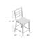 Tabouret de comptoir 24 po Kewaunee-2066127336
