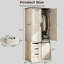Armoire 71 "avec porte de grange coulissante et 3 tiroirs 71"