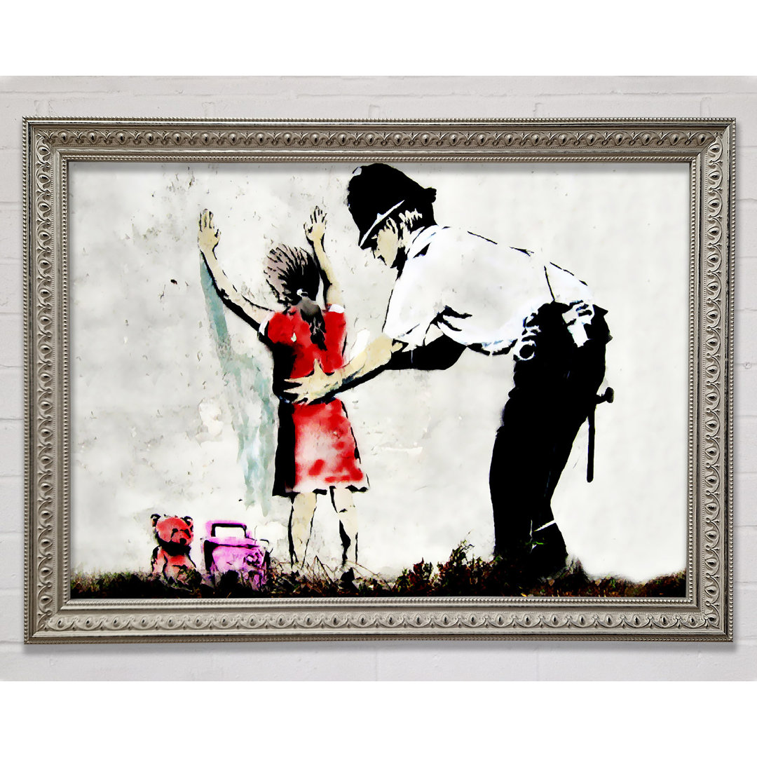 Gerahmtes Poster Copper Frisking Child