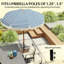 Base de parasol en béton robuste, base de parasol d'extérieur, base de parasol de patio-1502521286