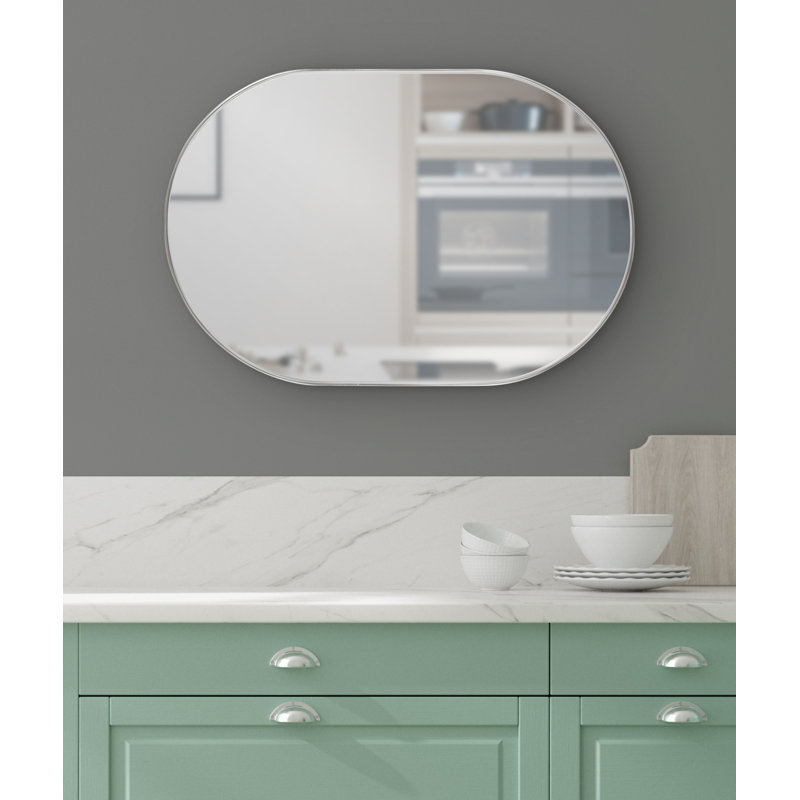 Miroir pleine grandeur Fabron, 30 po x 20 po, Argent