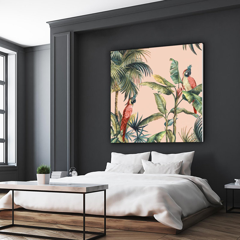 «Tropicano Ii», reproduction d'art sur toile géante, H 72 po x l 72 po x P 1,5 po