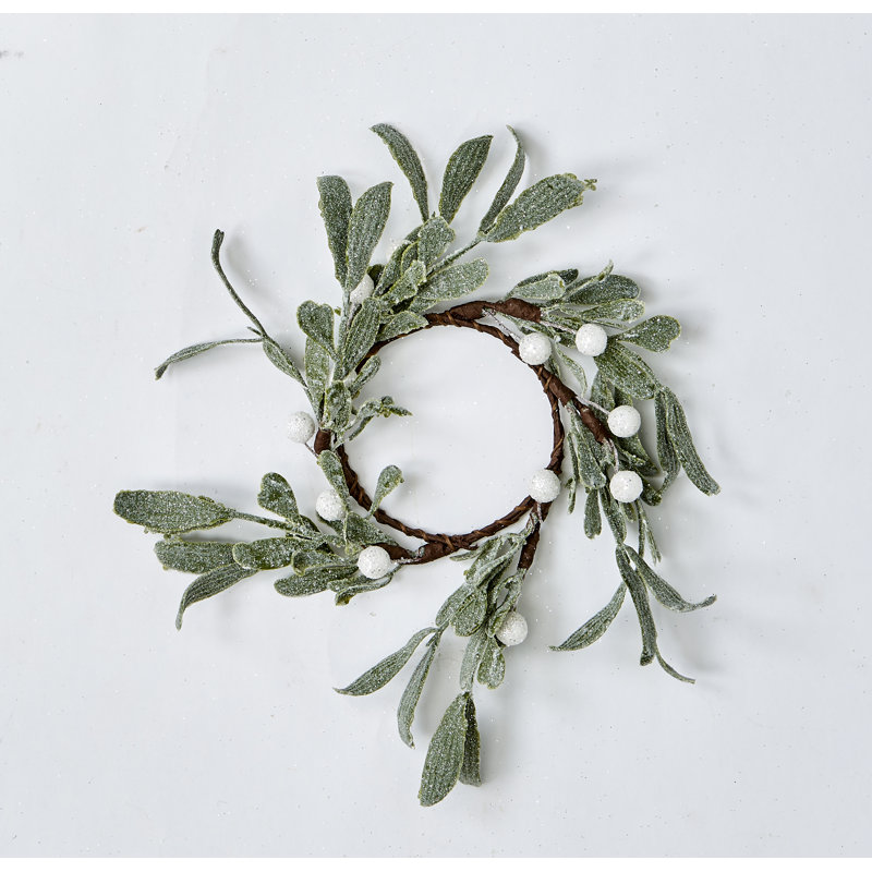 Anneau de bougie Mistletoe, H 9 po x L 9 po x P 4 po