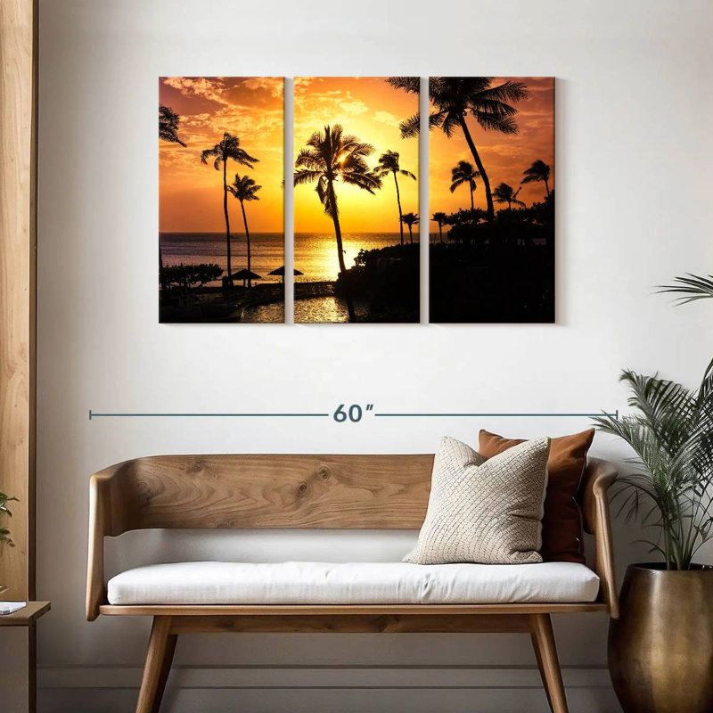 Gillard Maui Sunset Shadows, 28" H x 45" W