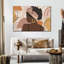 Boho, fille africaine sur toile-531118003