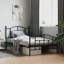 Structure de lit vidaXL en acier thermolaqué simple durable-368800260-368800314