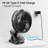 Auto-Oscillating Clip-On Fan With Mister,6000mAh, Remote Control